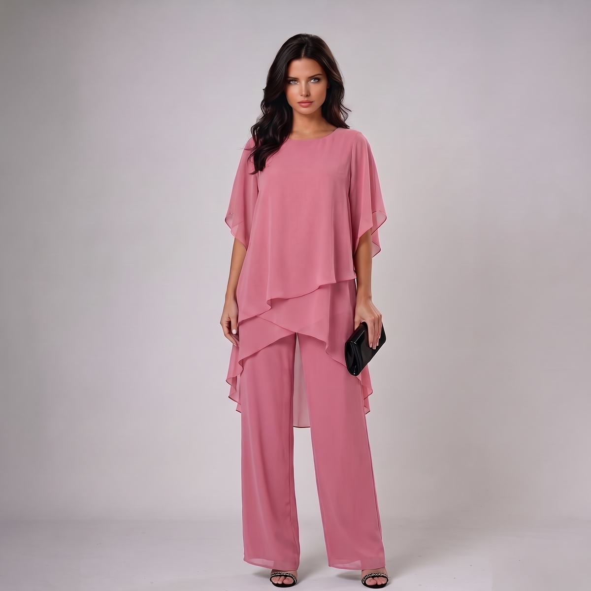 Chiara™ Layered Two-Piece Set - Pink