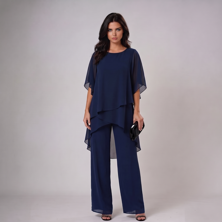 Chiara™ Layered Two-Piece Set - Blue