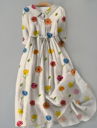 Noelle™ Floral Button-Up Dress