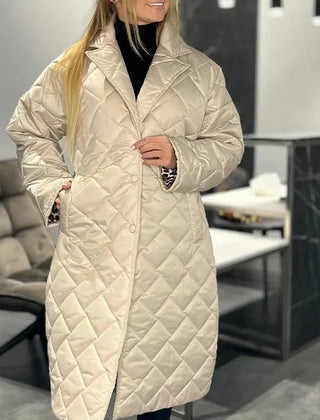 Briar™ Diamond Quilted Long Coat