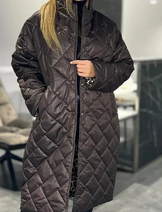 Briar™ Diamond Quilted Long Coat