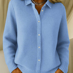 Amari Classic Waffle Knit Cardigan