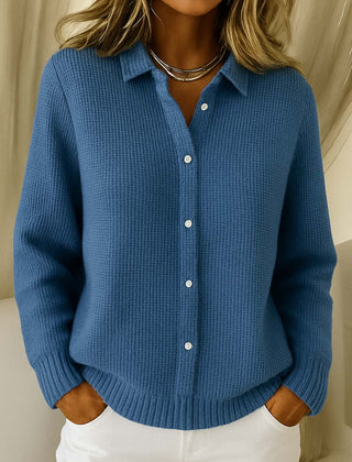 Amari Classic Waffle Knit Cardigan