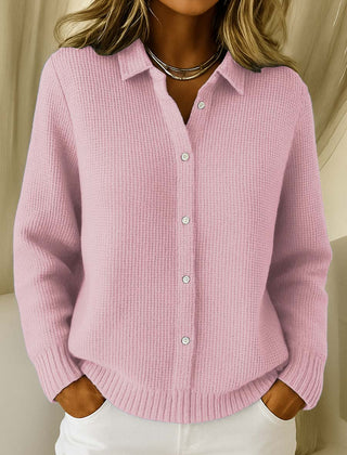 Amari Classic Waffle Knit Cardigan