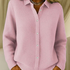Amari™ | Classic Waffle Knit Cardigan
