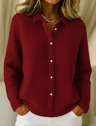 Amari™ | Classic Waffle Knit Cardigan