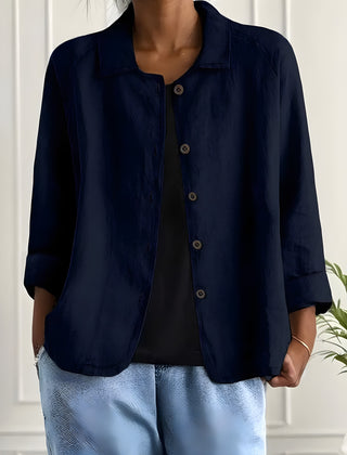 Kelly™ | Relaxed Button Blouse