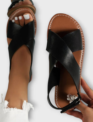 Ladies Sandals with Buckle