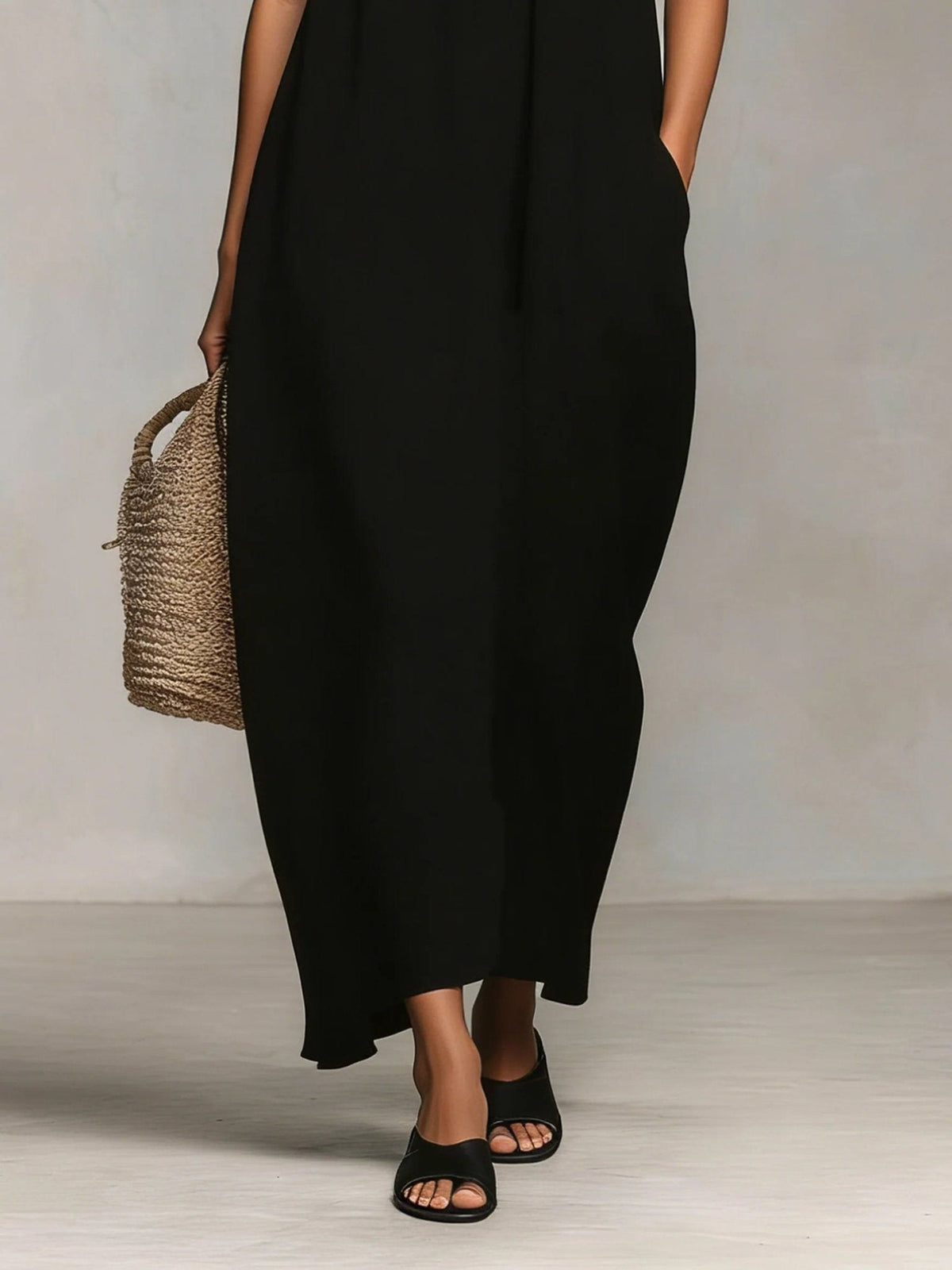 Mirelle™ Maxi Dress with Colour Blocks and Spaghetti Straps