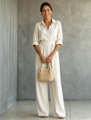 Monroe™ Wide-Leg Shirt Jumpsuit