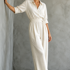Monroe™ Wide-Leg Shirt Jumpsuit