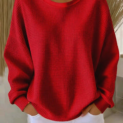 Scarlet™ | Cozy Waffle Knit Jumper