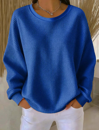 Scarlet Cozy Waffle Knit Jumper
