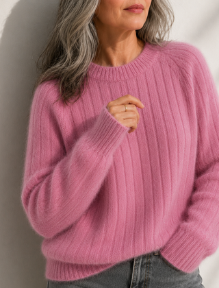 Milana Solid Colour Fluffy Sweater