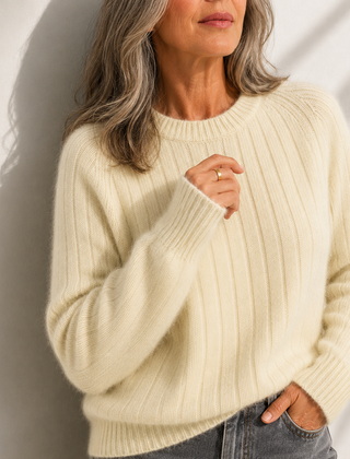 Milana™ | Solid Colour Fluffy Sweater
