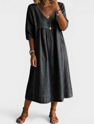 Esther™ Elegant Denim Dress