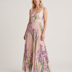 Barbara Garden Elegance Dress - Rose