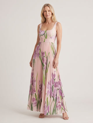 Barbara Garden Elegance Dress - Rose