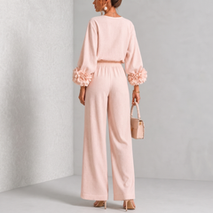 Roselyn™ Floral Cuff Two-Piece Set