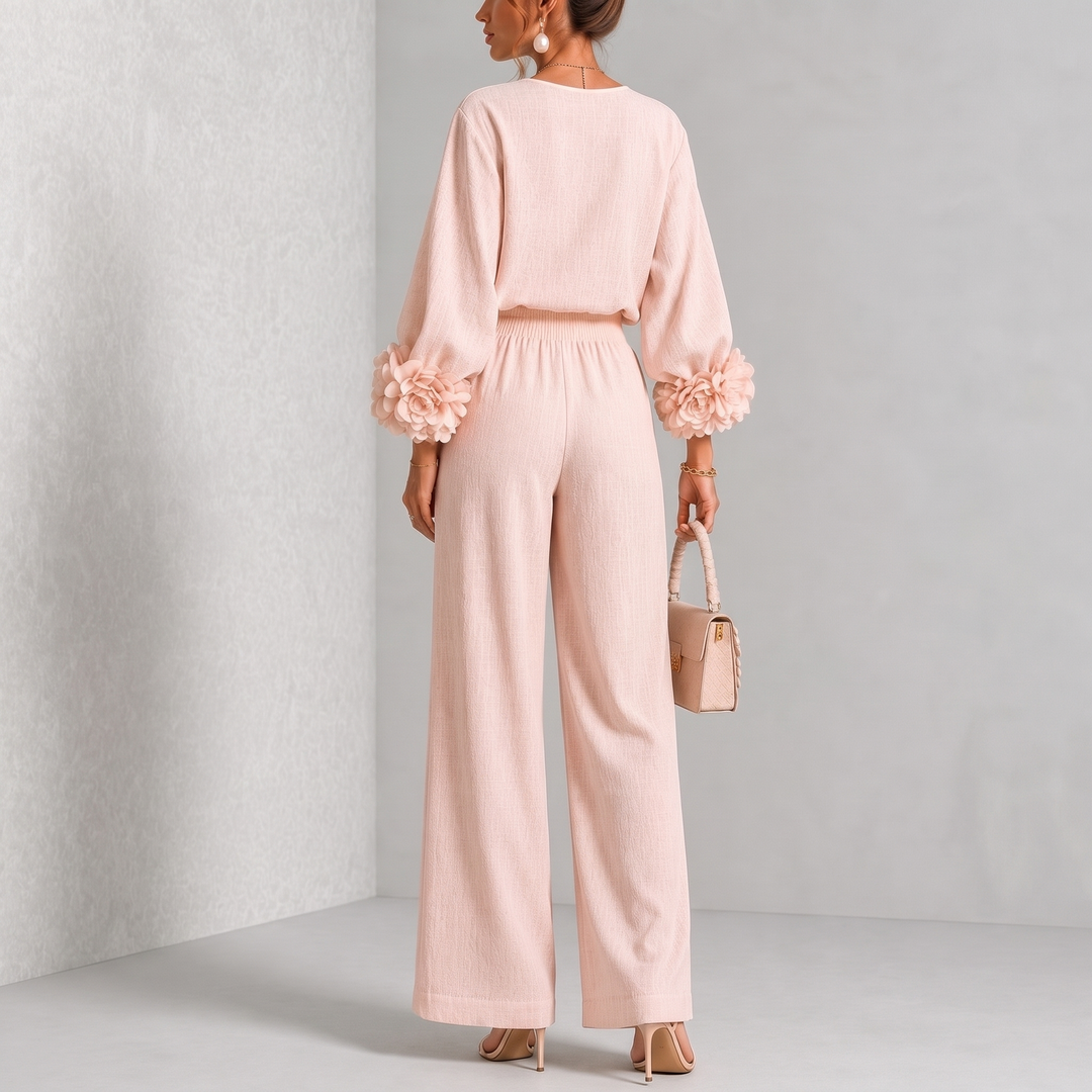 Roselyn™ Floral Cuff Two-Piece Set