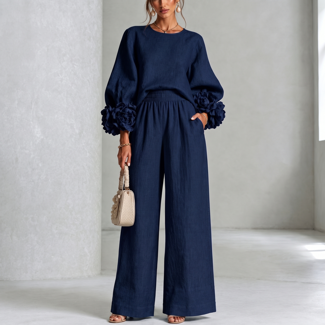 Roselyn™ Floral Cuff Two-Piece Set