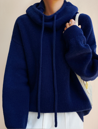 Lotte - Cowl Neck Hoodie
