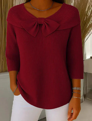 Giana™ | Elegant Bow Knit Jumper