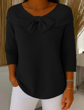 Giana Elegant Bow Knit Jumper