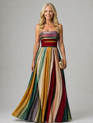 Thalia™ Elegant Strapless A-Line Dress