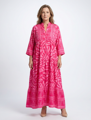 Marielle™ Button Front Midi Dress