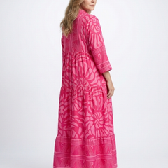Marielle™ Button Front Midi Dress