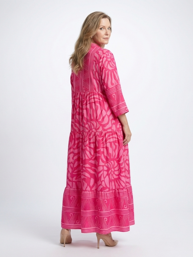 Marielle™ Button Front Midi Dress