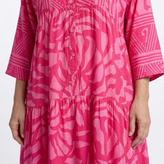 Marielle™ Button Front Midi Dress