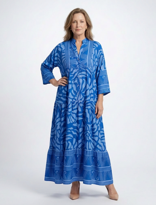 Marielle™ Button Front Midi Dress