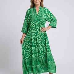 Marielle™ Button Front Midi Dress