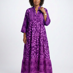 Marielle™ Button Front Midi Dress