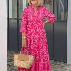 Marielle™ Button Front Midi Dress