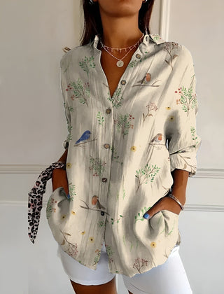 Roseanne™ Floral Breeze Button-Up Shirt