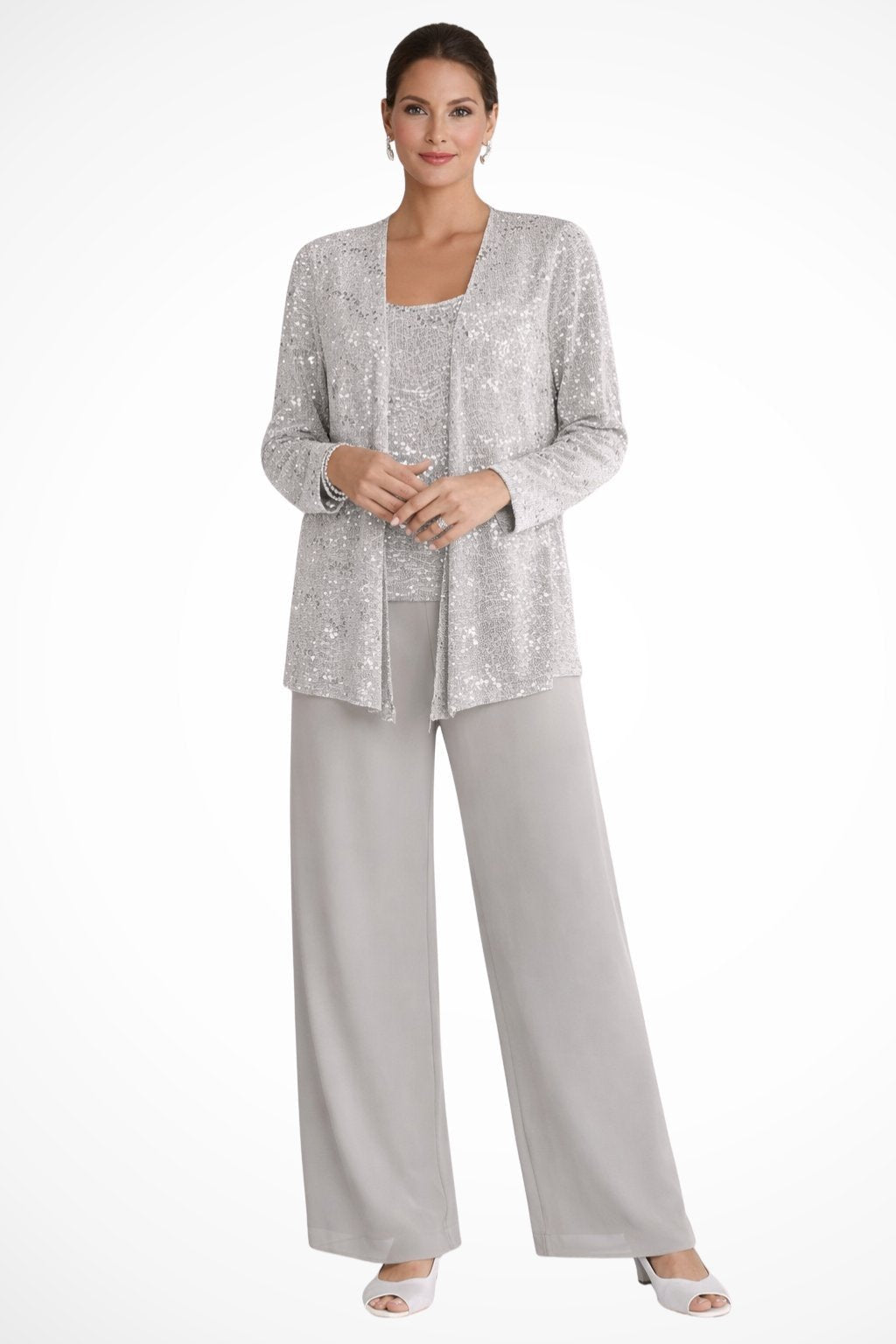 Luna™ Elegant Layered Three-Piece Pants Set