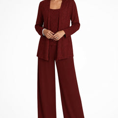 Luna™ Elegant Layered Three-Piece Pants Set