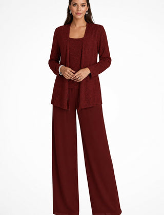Luna™ Elegant Layered Three-Piece Pants Set