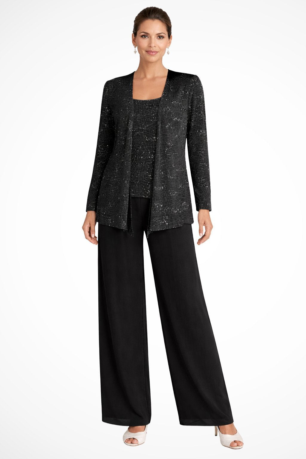 Luna™ Elegant Layered Three-Piece Pants Set