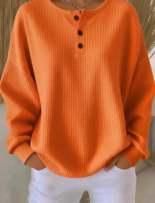 Juniper™ | Cozy Waffle Knit Pullover