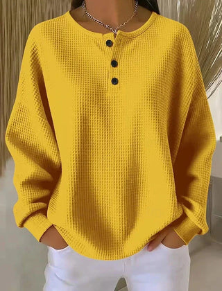 Juniper™ | Cozy Waffle Knit Pullover