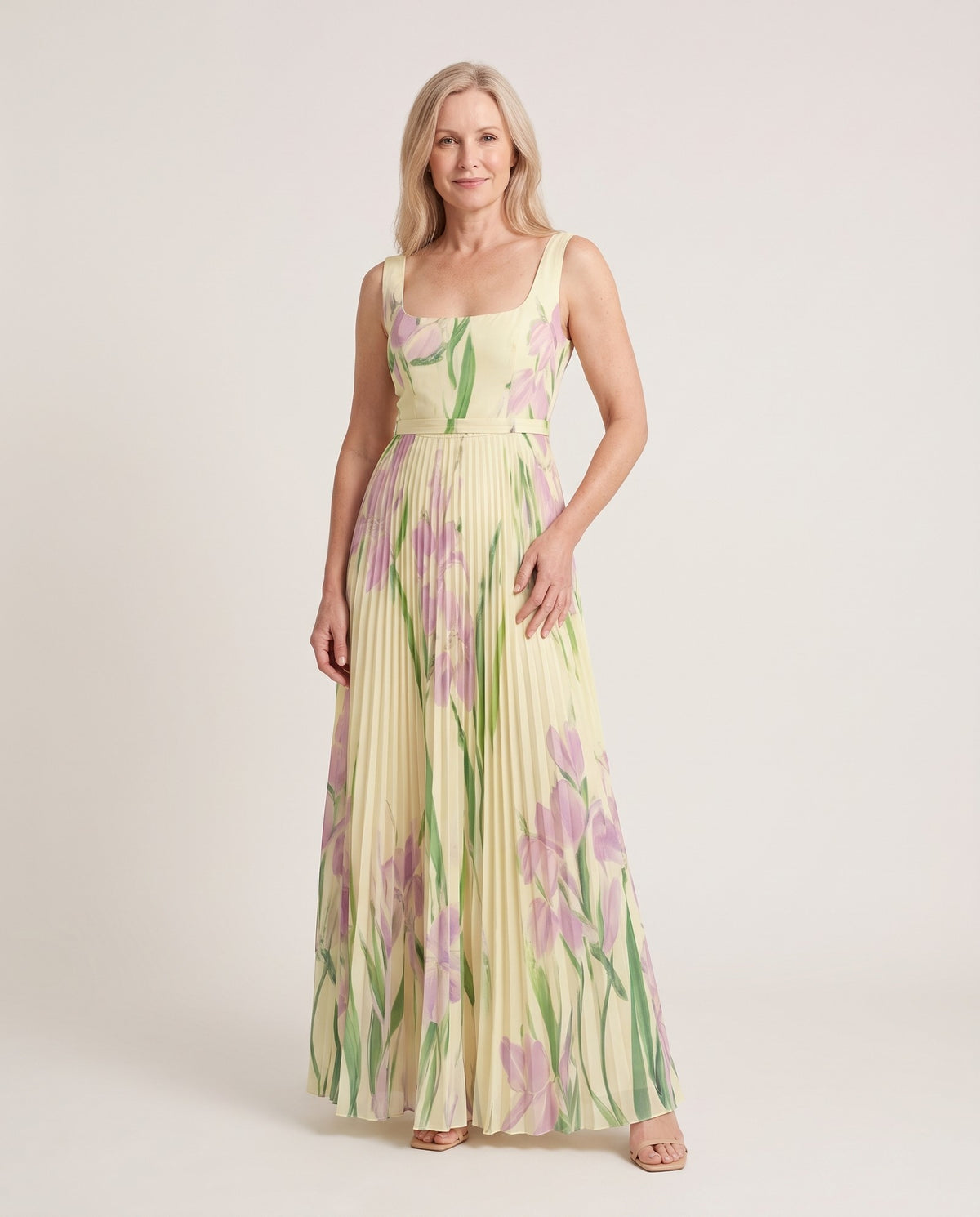 Barbara Garden Elegance Dress - Yellow