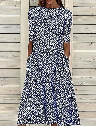 Ayla™ | Coastal Floral Midi Dress